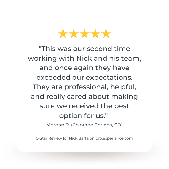 Customer Review for Nick Barta by Morgan R. from Colorado Springs, Colorado