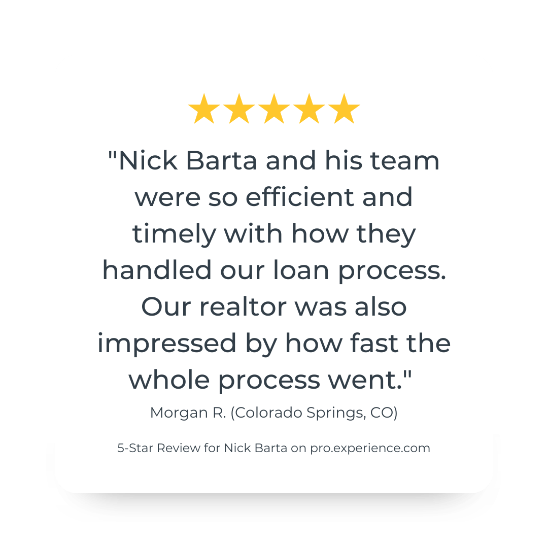 Customer review for Nick Barta by Karina P. from Aurora, Colorado