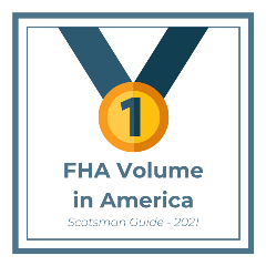 #1 FHA Loan Volume in America, Scotsman Guide, 2021 Award