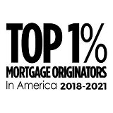 Top 1% Mortgage Originators in America 2018-2021