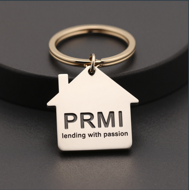 House Keychain Design with PRMI Logo sml