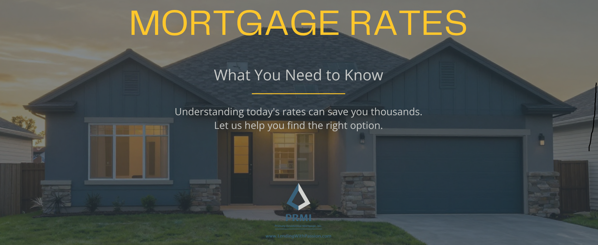 Mortgage Rates Brand Design