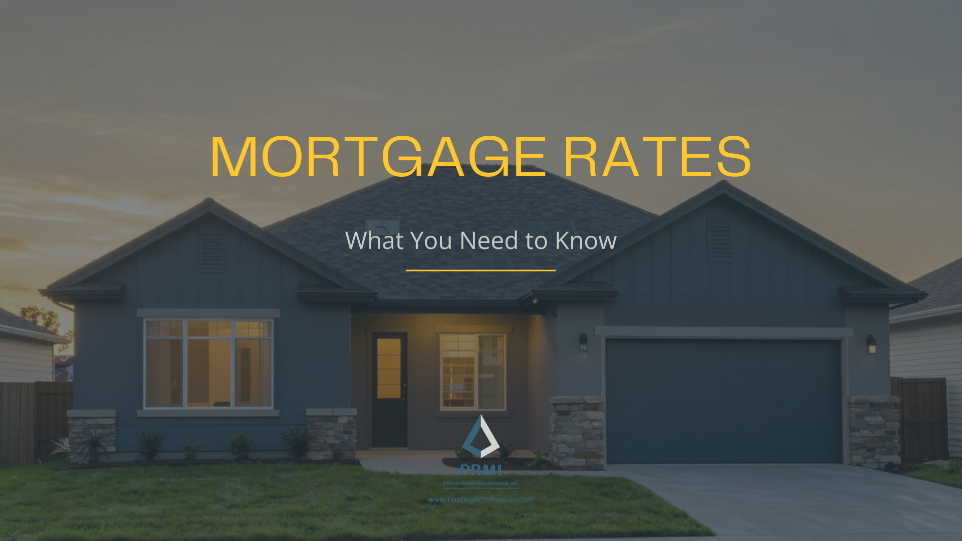 Mortgage Rates Brand Design