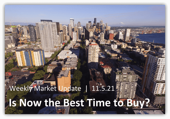 Weekly Market Update Cover Seattle Cityscape