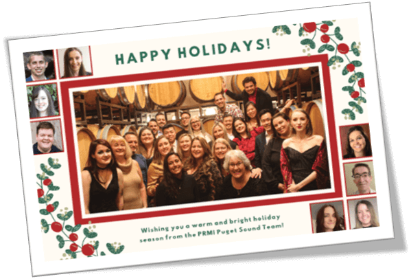Puget Sound Holiday Card cover photo