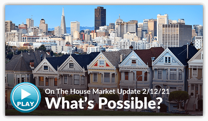 Houses and downtown San Fransisco