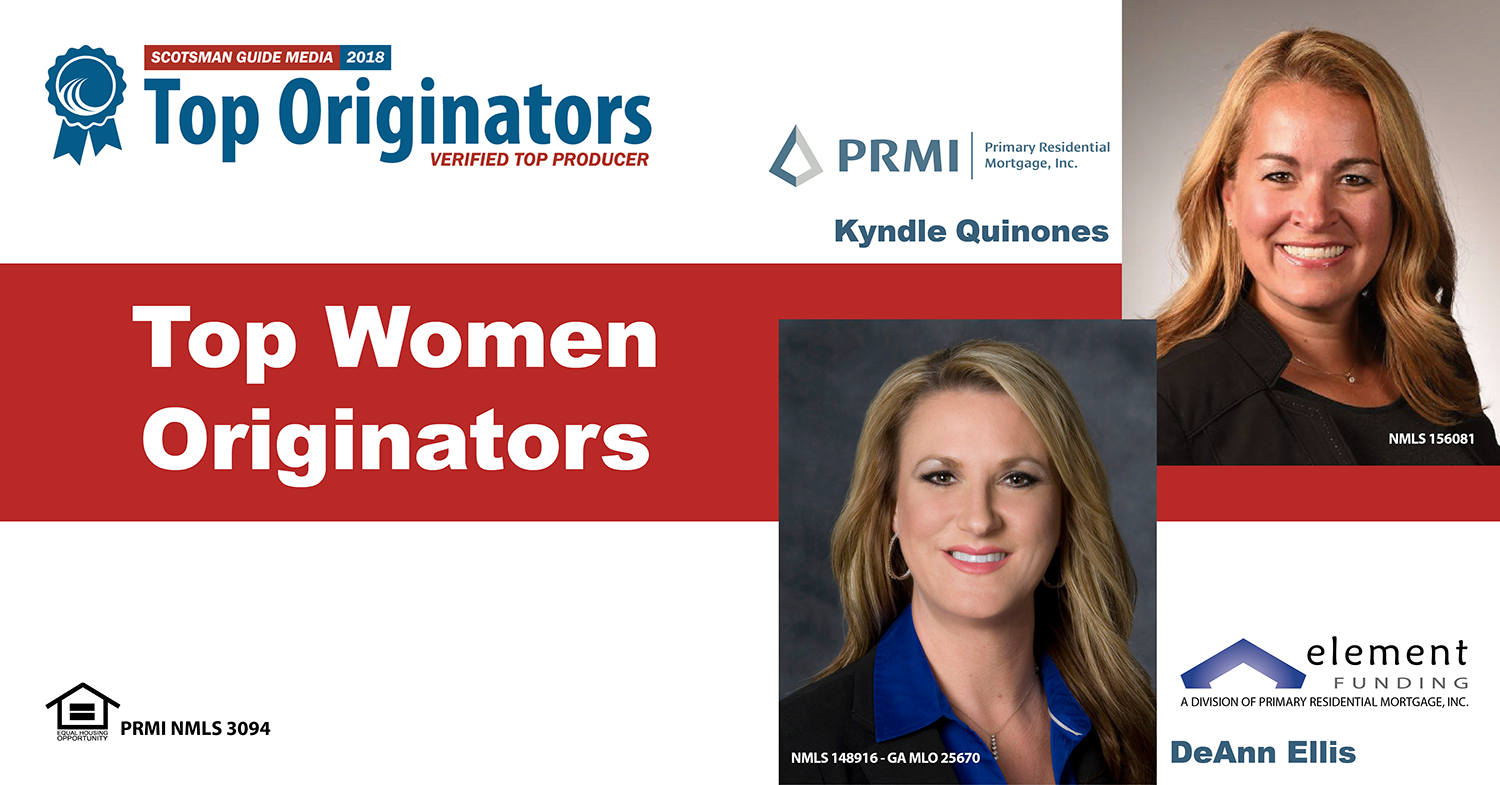 Kyndle Quinones and DeAnn Ellis with the Top Women Originators Award